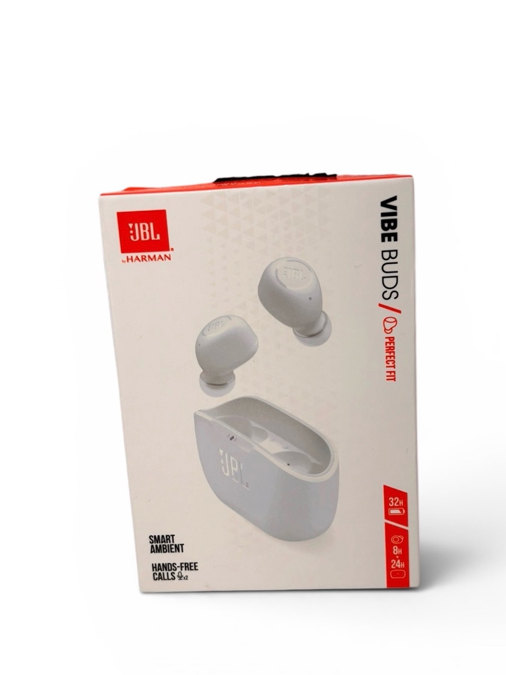 JBL Vibe Buds True Wireless Bluetooth Earbuds White Smart Ambient Sealed New